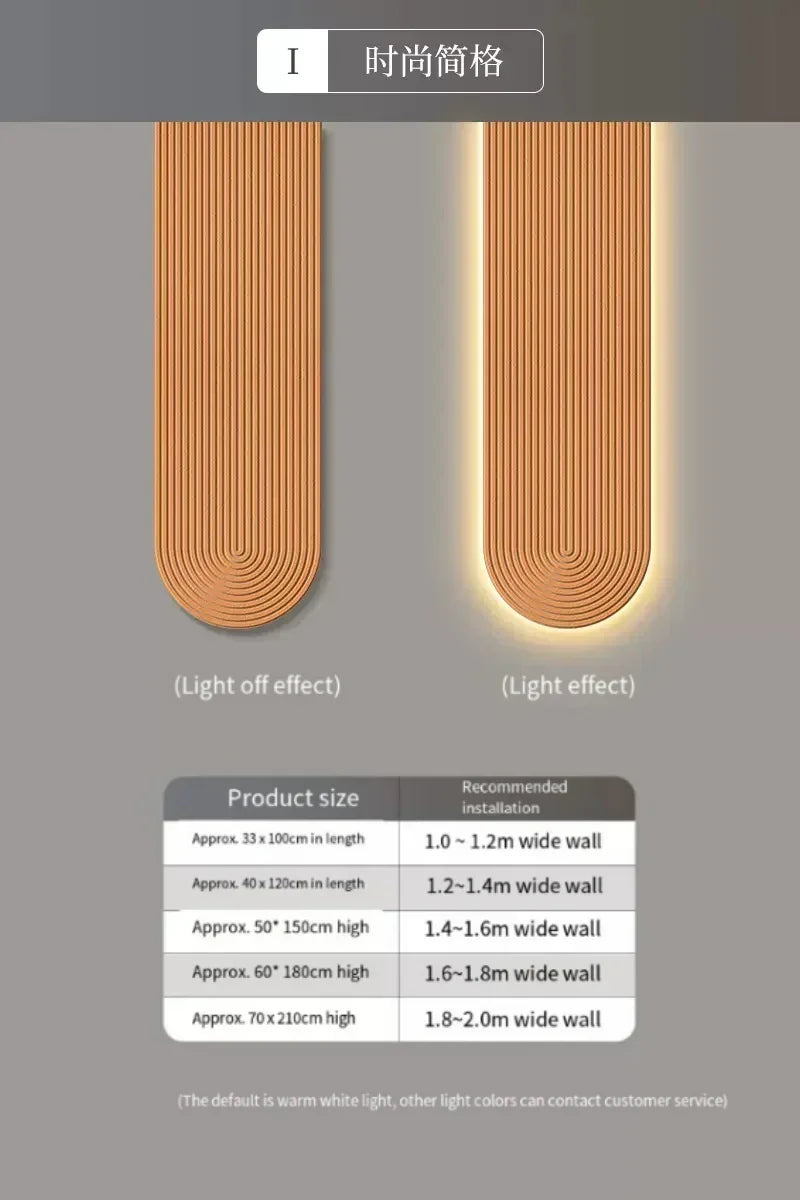 Modern Home LED Wall Lamp Minimalist Line Mural Light Decoration Living Room Background Wall Lighting Fixtures Mounted Lamps