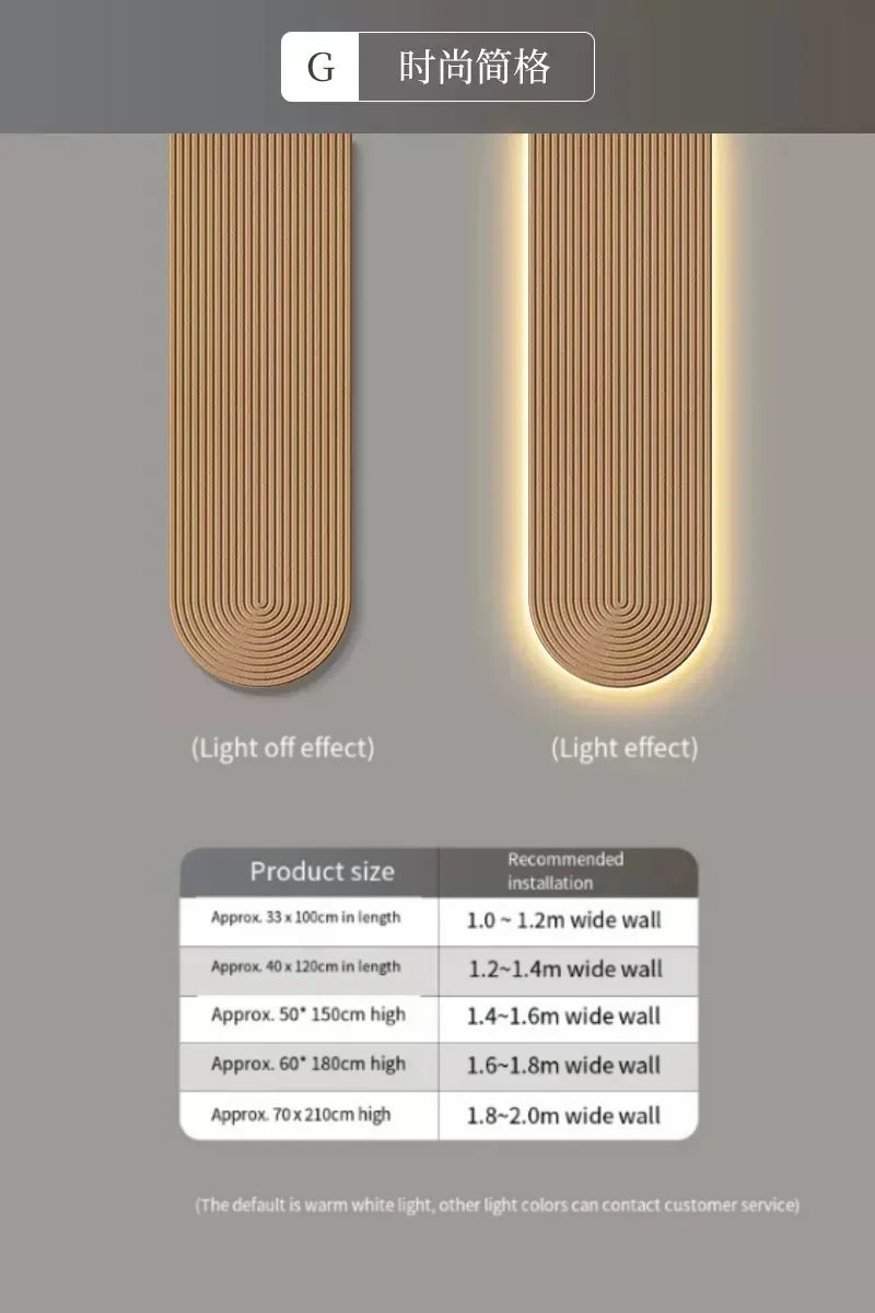 Modern Home LED Wall Lamp Minimalist Line Mural Light Decoration Living Room Background Wall Lighting Fixtures Mounted Lamps