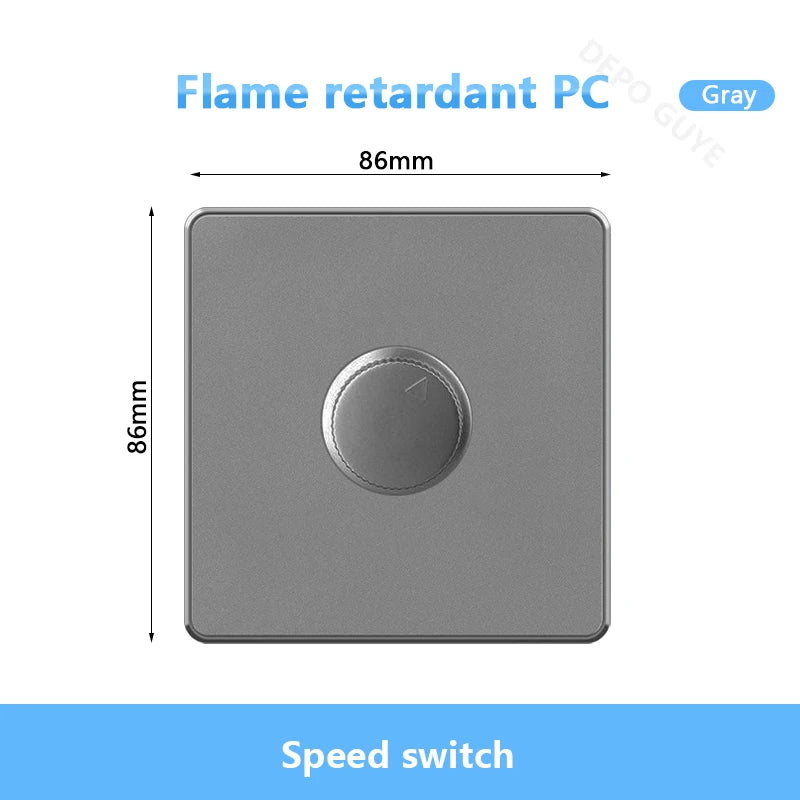 UK 13A with USB Type-c 18W Quick Charge Wall Power socket plug,Universal wall light switch Dual USB Electrical outlet AC110-250V