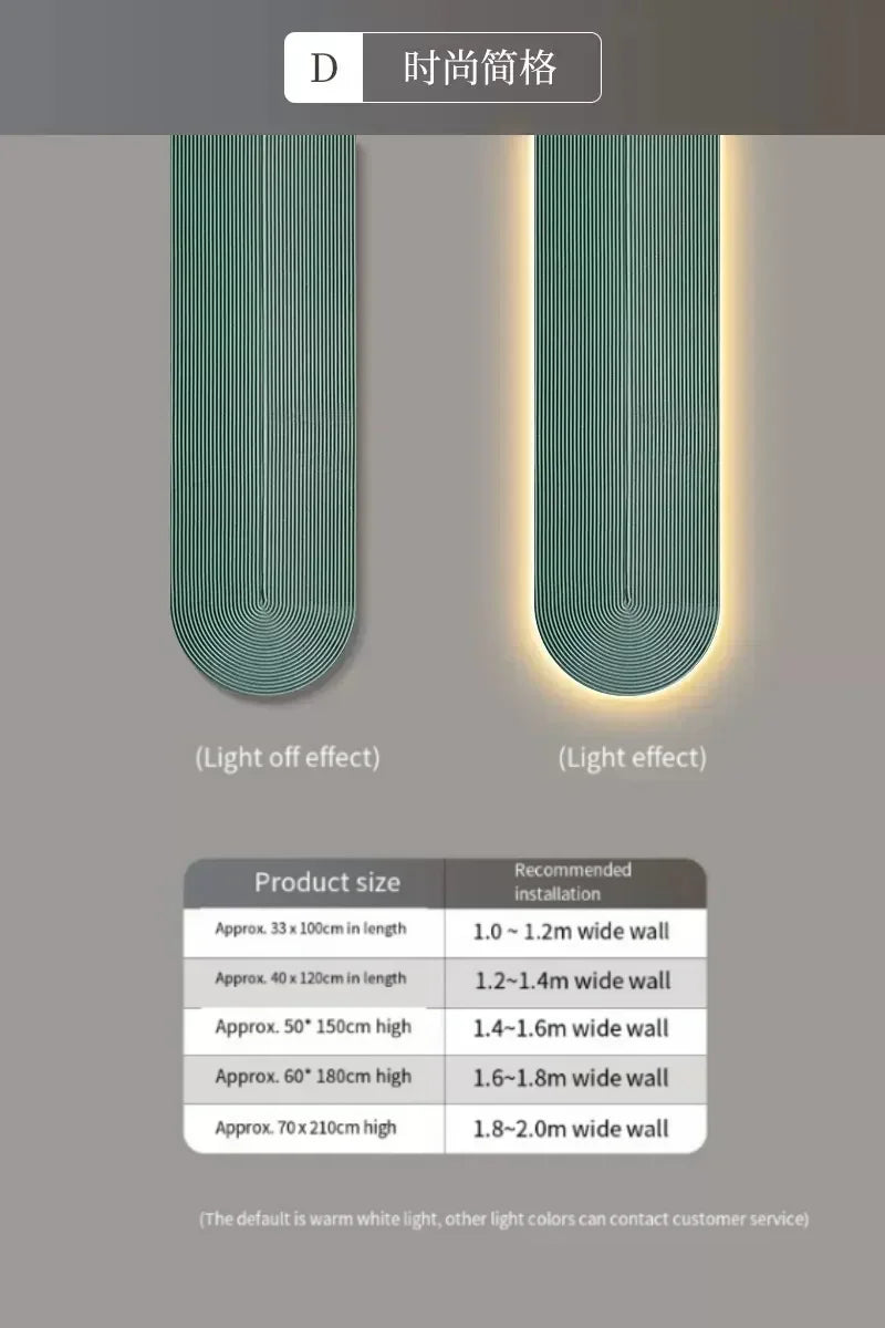 Modern Home LED Wall Lamp Minimalist Line Mural Light Decoration Living Room Background Wall Lighting Fixtures Mounted Lamps