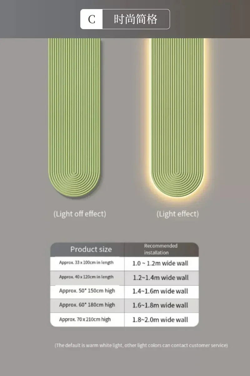 Modern Home LED Wall Lamp Minimalist Line Mural Light Decoration Living Room Background Wall Lighting Fixtures Mounted Lamps